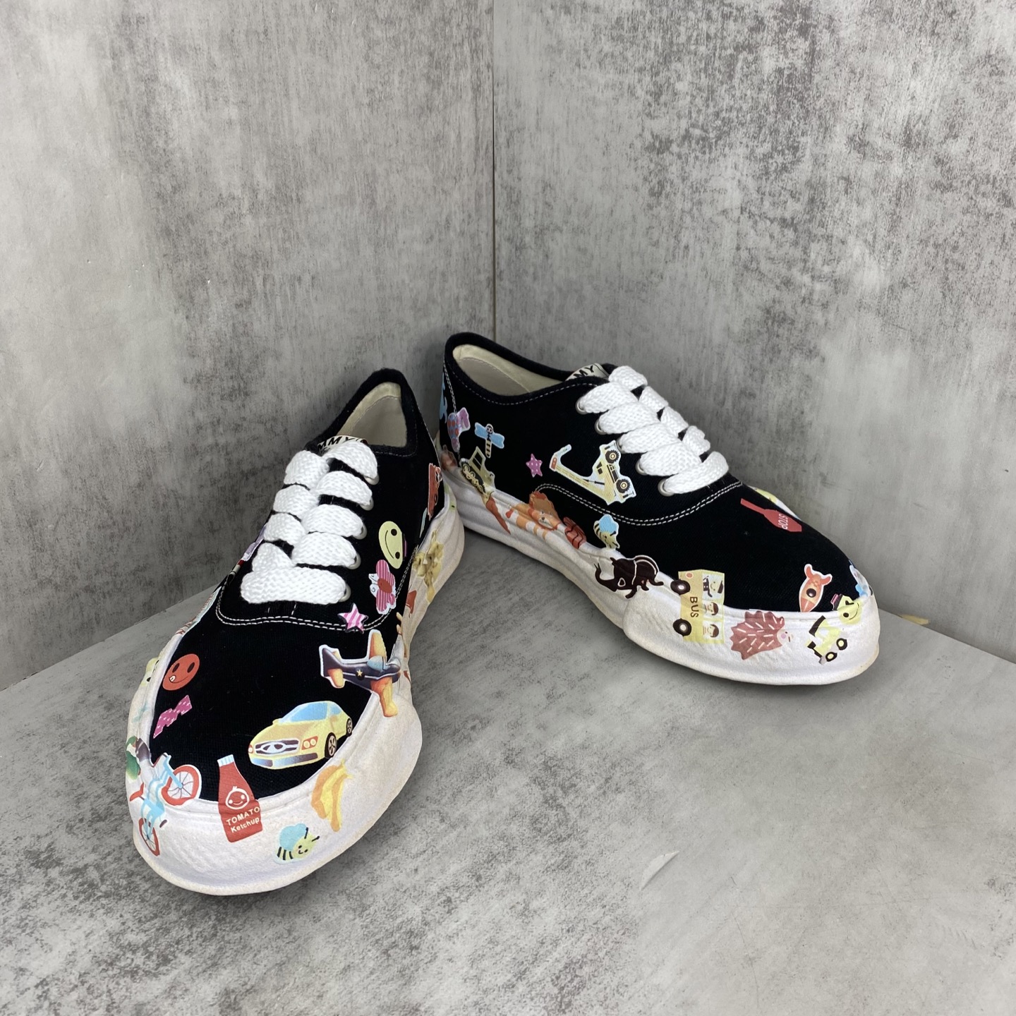 メゾン ミハラ ヤスヒロ "BAKER" ローカット スニーカー ブラック A14FW7 詳細画像 2