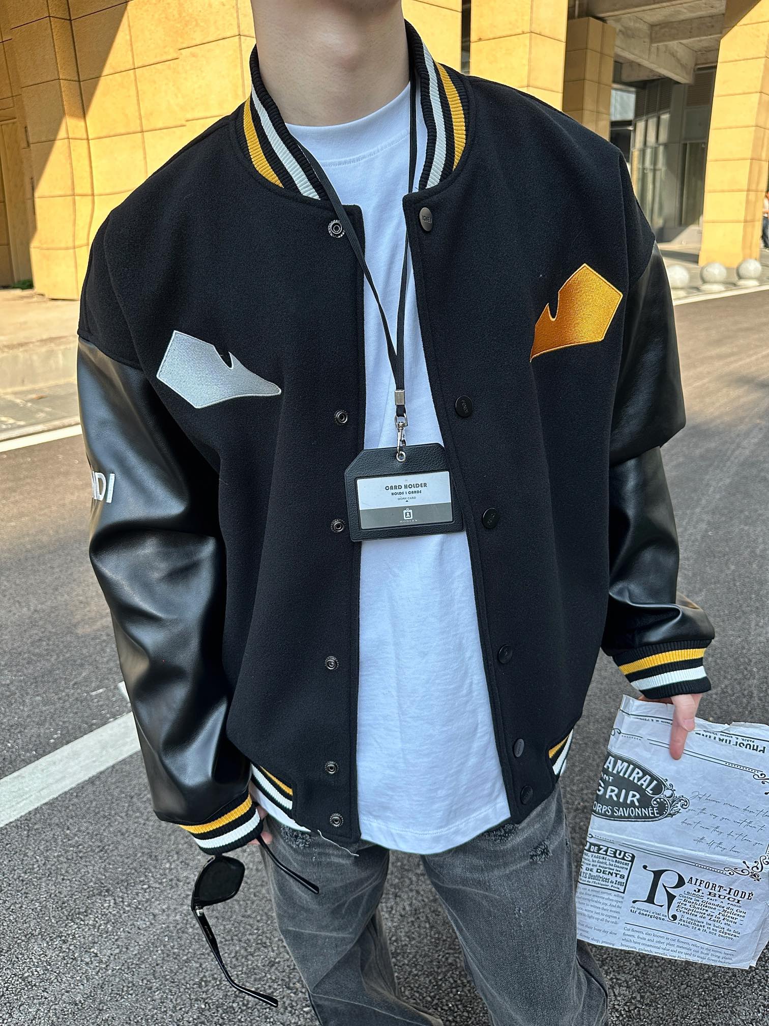 フェンディ モンスターアイズ ベースボールジャケット 詳細画像 1