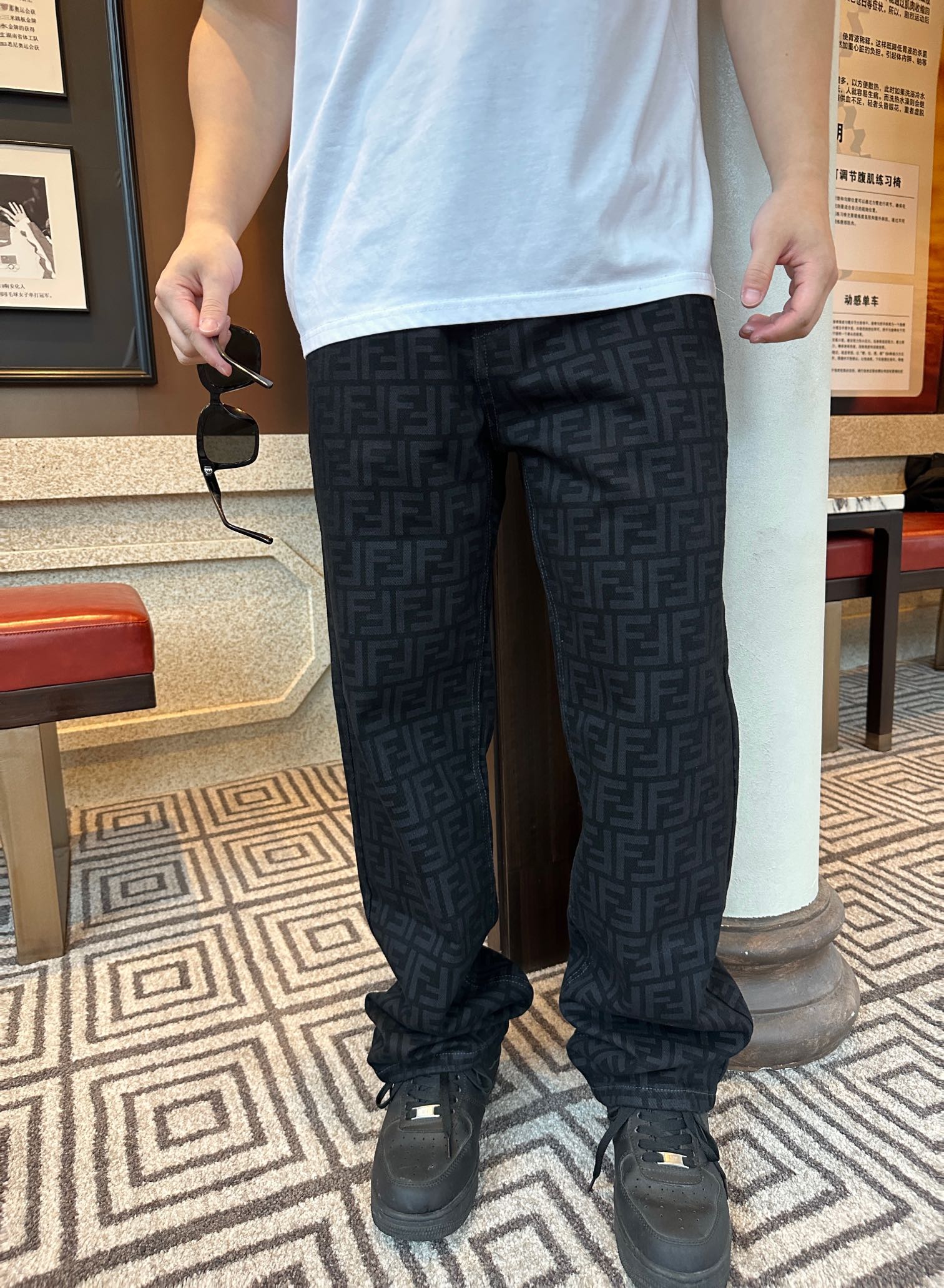 フェンディ オールオーバープリント FF セットジーンズ 詳細画像 3