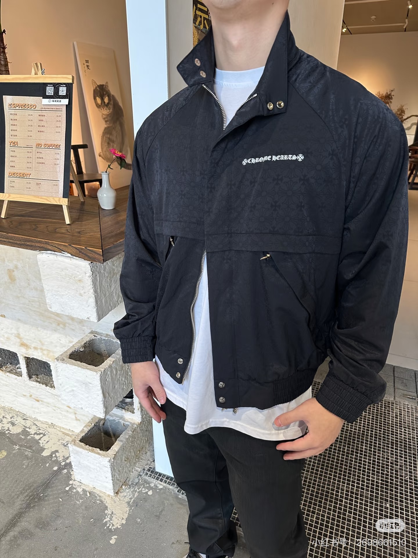Chrome Hearts オールオーバープリント ジップアップ ジャケット 詳細画像 1