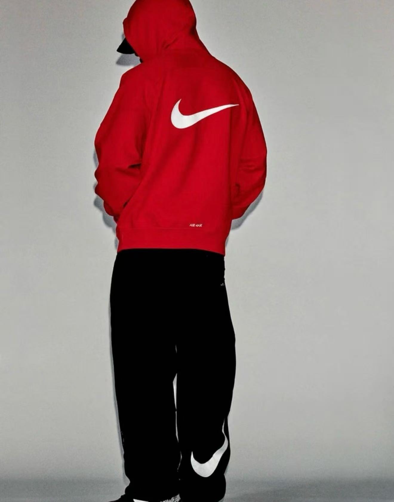 Supreme x Nike コラボ フリース裏地ロングパンツ (ブラック) 詳細画像 1