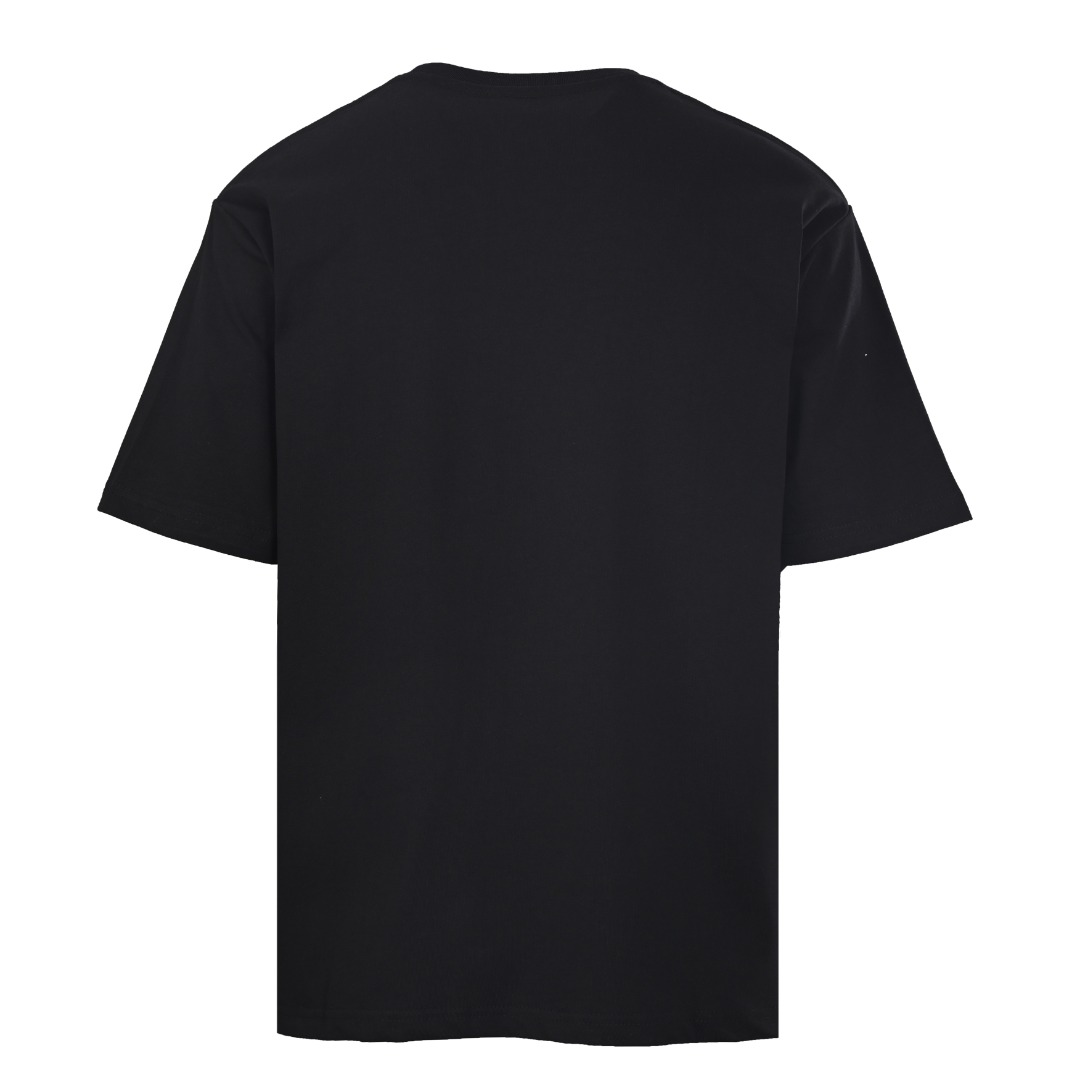 セリーヌ 凱旋門ロゴ 半袖Tシャツ、ブラック 詳細画像 3