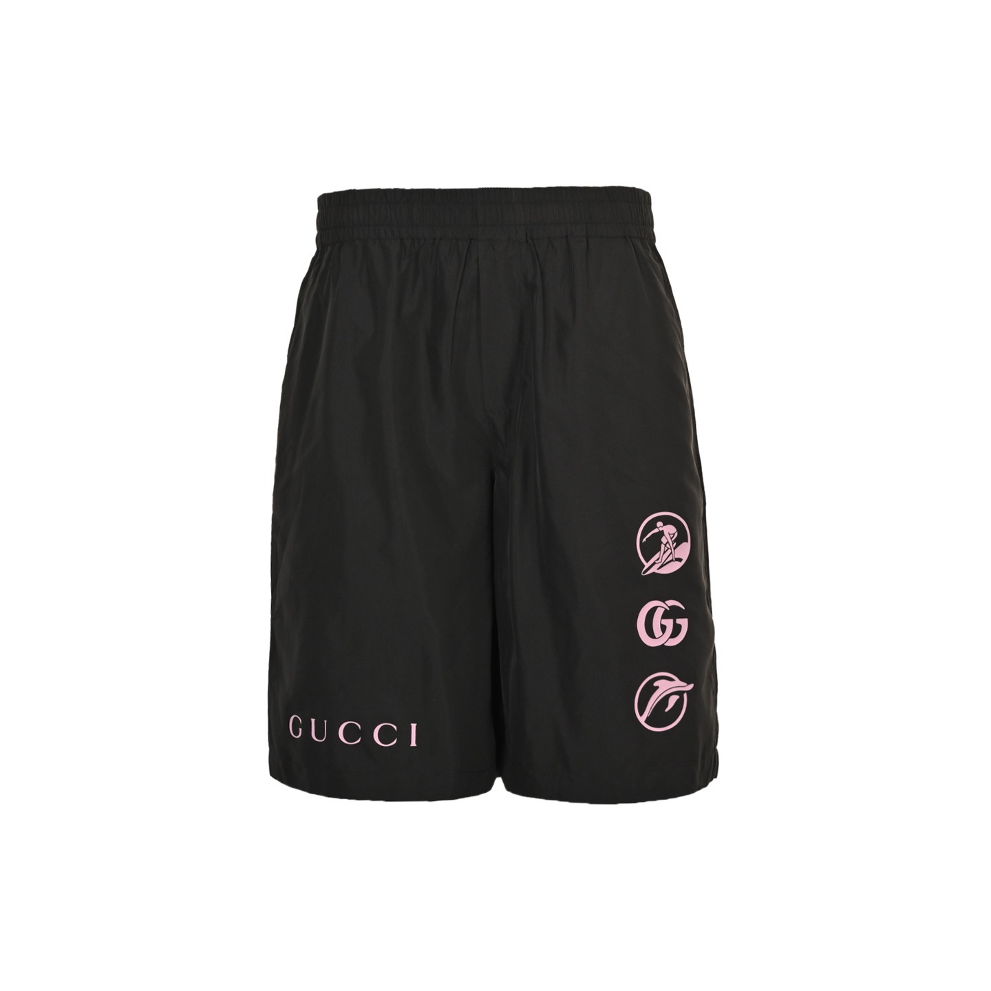 グッチのスキーロゴ入りカラーブロックショーツ 詳細画像 3