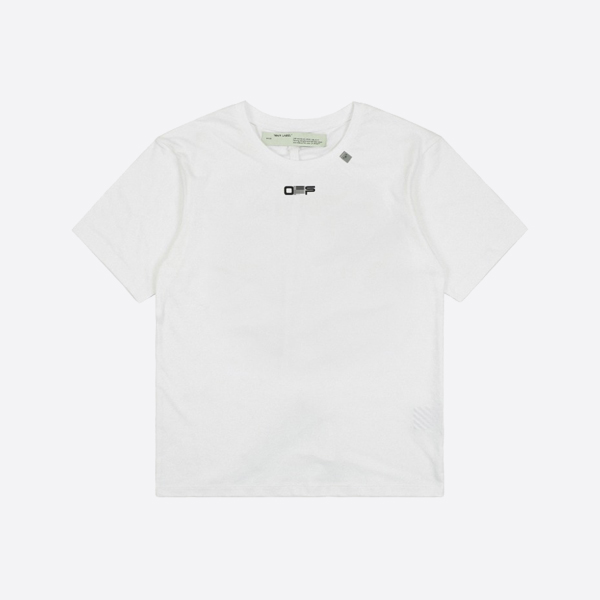 オフホワイト カラヴァッジョ アローズ S/S オーバー T シャツ ホワイト