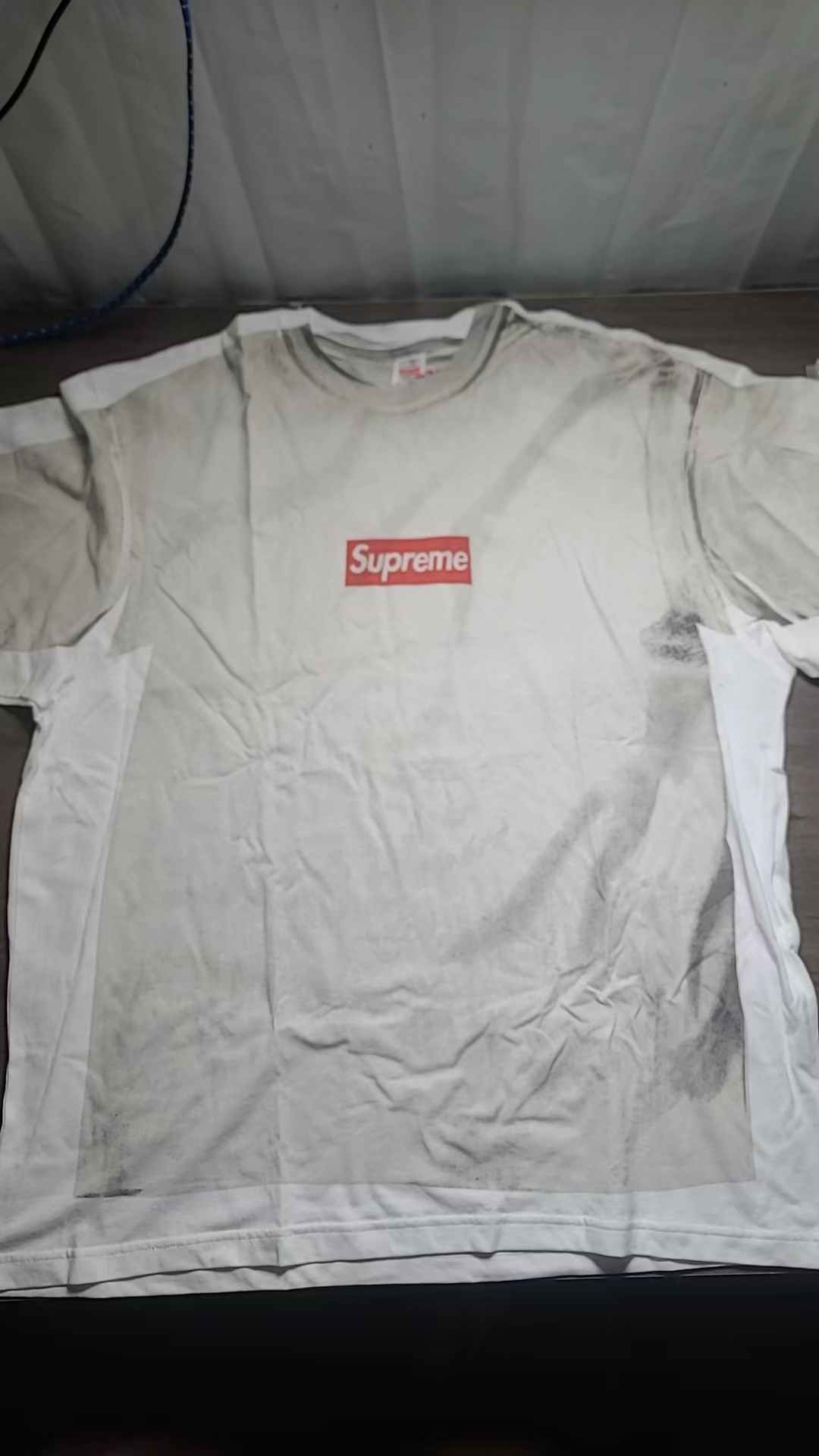 Supreme MM6 Maison Margiela Box Logo Tee White