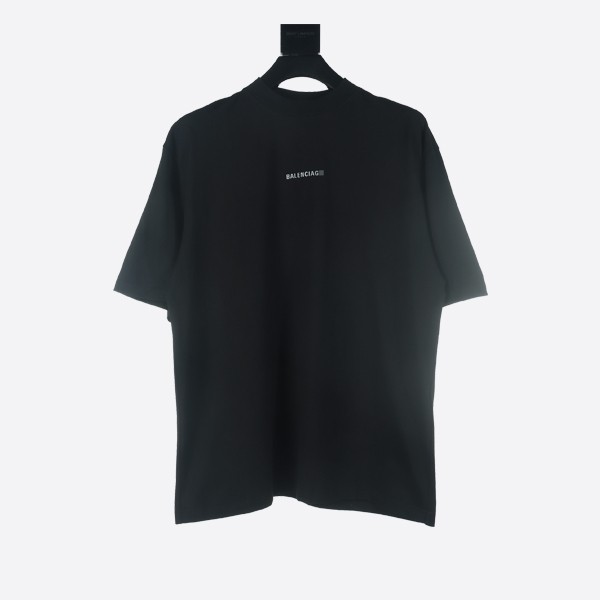 バレンシアガ バックTシャツ ミディアムフィット ブラック