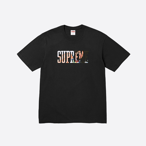 シュプリーム テラ パトリック カレッジ T シャツ ブラック