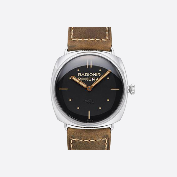  PAM00425ラジオミールSLC 3デイズメカニカルブラックダイヤル