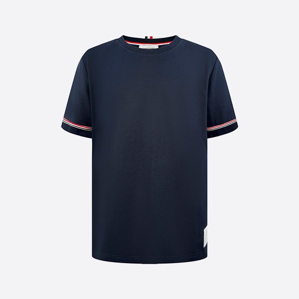 「正規品級」トムブラウン コットン ラグビー 半袖Tシャツ ネイビー