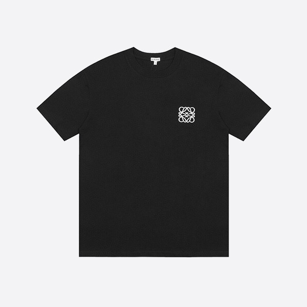 「正規品級」ロエベ アシンメトリー アナグラム Tシャツ ブラック