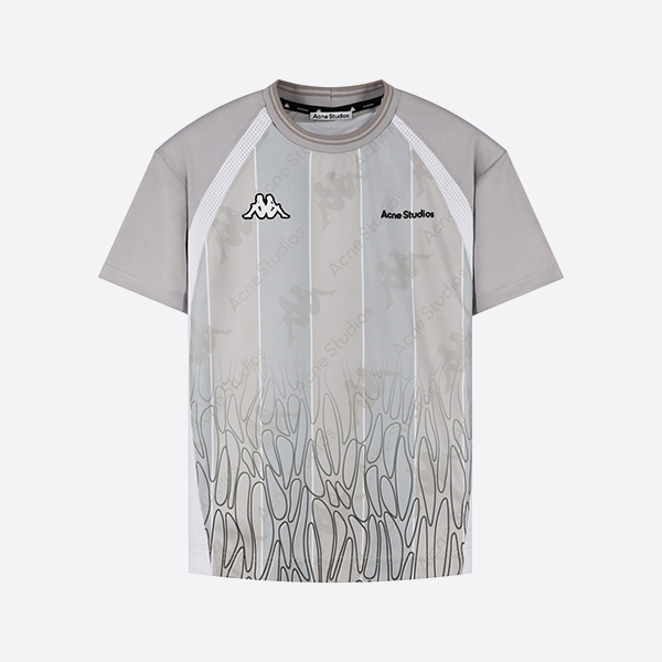「正規品級」アクネ・ストゥディオズ×カッパ ロゴ Tシャツ グレー