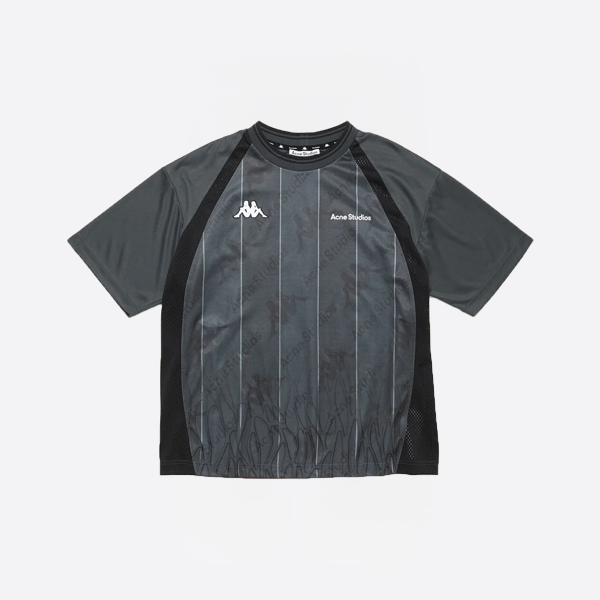 「正規品級」アクネ ストゥディオズ x カッパ ロゴ Tシャツ ブラック