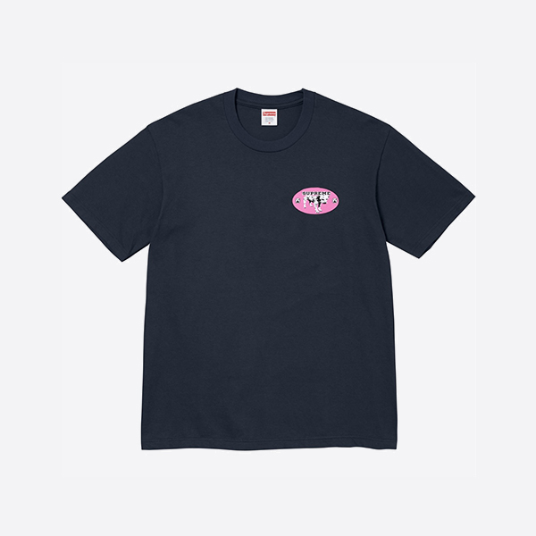 シュプリーム ダルメシアンTシャツ ネイビー