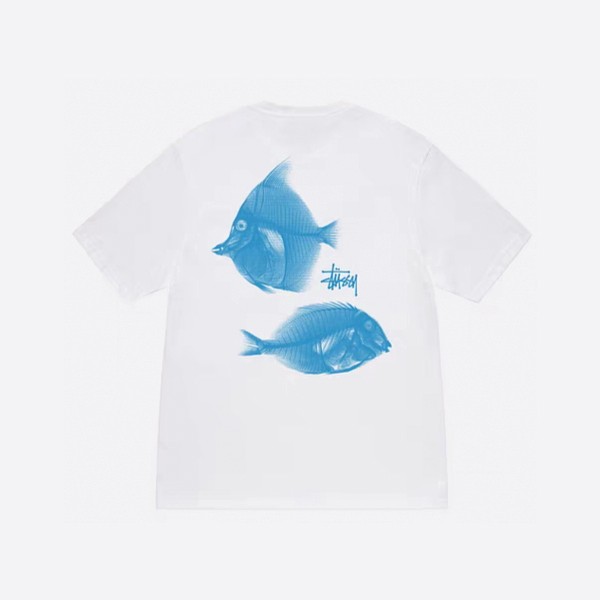 ステューシー X-Ray フィッシンTシャツ（ホワイト）