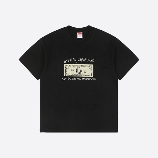シュプリーム スペンドイットTシャツ ブラック