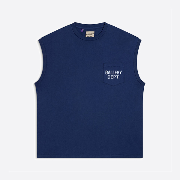 ギャラリーデプト Augi ノースリーブ Tシャツ ブルー