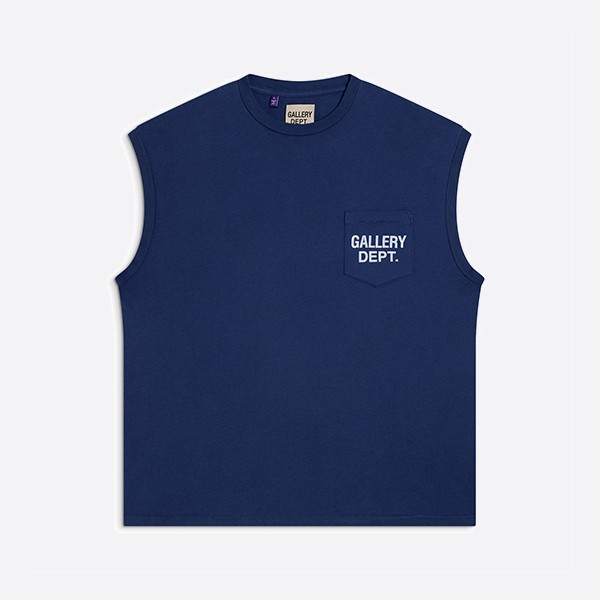 ギャラリーデプト Augi ノースリーブ Tシャツ ブルー