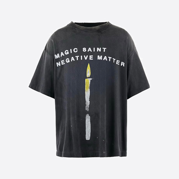 SAINT Mxxxxxx SS Tシャツ / キャンドル/ブラック