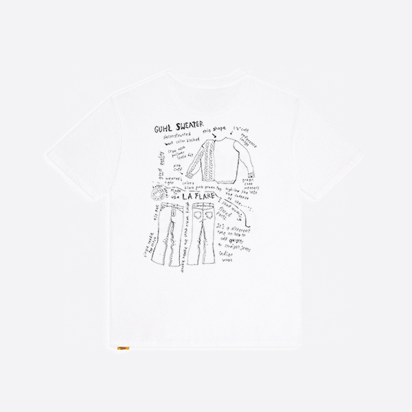 ギャラリーデプト ムーディーTシャツ ホワイト