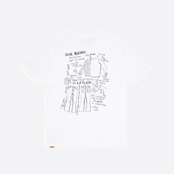 ギャラリーデプト ムーディーTシャツ ホワイト