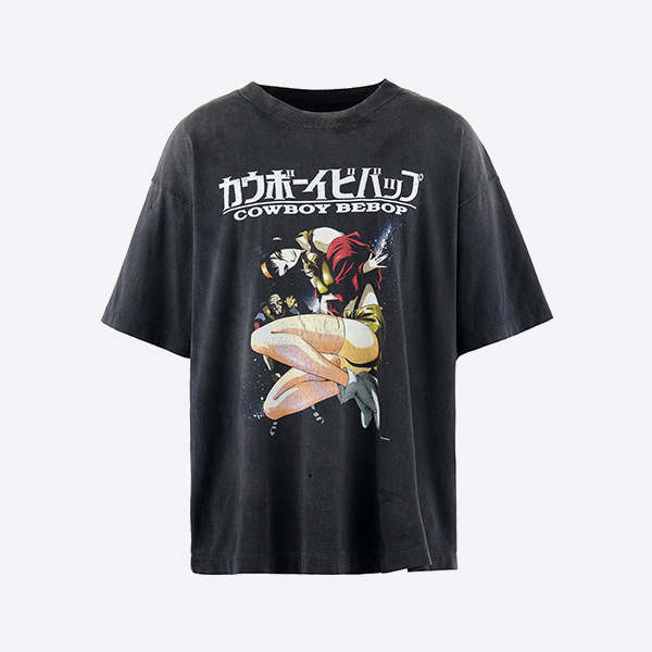セイントMxxxxxx カウボーイビバップ SS Tシャツ ブラック