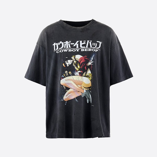 セイントMxxxxxx カウボーイビバップ SS Tシャツ ブラック