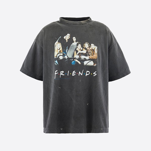 セイントMxxxxxx × フレンズ FRD_SS TEE ブラック