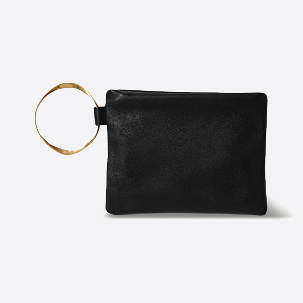 ザ・ロウ ジオ ブレスレット クラッチレザー ブラック W1793L148BAG