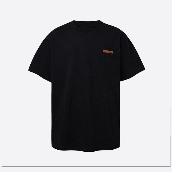 ボッテガ・ヴェネタ ポケットディテール リラックスフィット Tシャツ ブラック