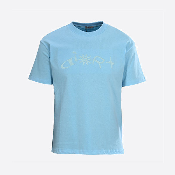 ディオール アンド ルイス ハミルトン Tシャツ リラックスフィット ブルー