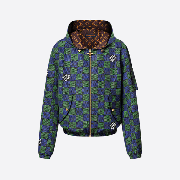 ルイ・ヴィトン 25SS リバーシブル チェック柄 ジャケット