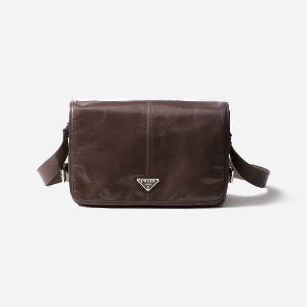 プラダ ワックスレザー メッセンジャーバッグ 2VD073_2CYR_F03SG_V_OOO