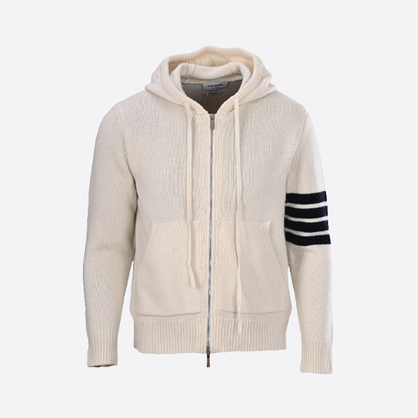 トム ブラウン パピー ウール フード付きジャケット