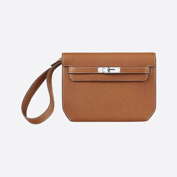 エルメス カーキ クラッチ H078666CK34