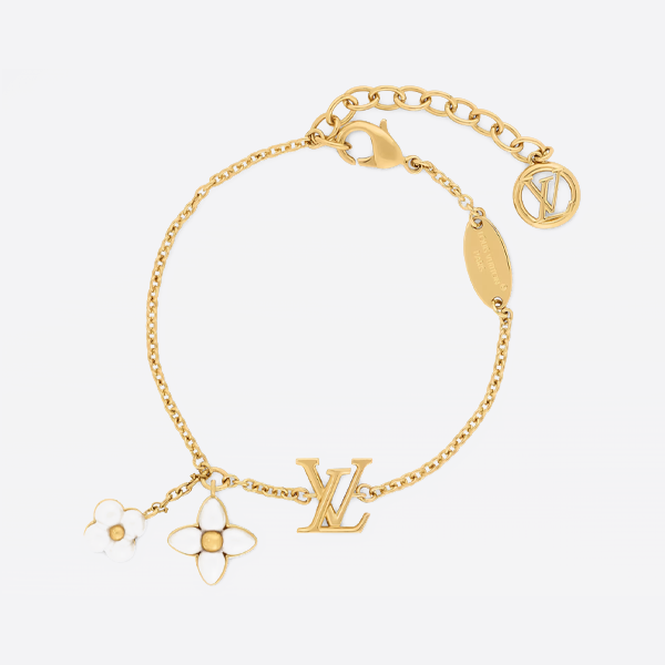 ルイ・ヴィトン ダブルフラワーブレスレット M1738A