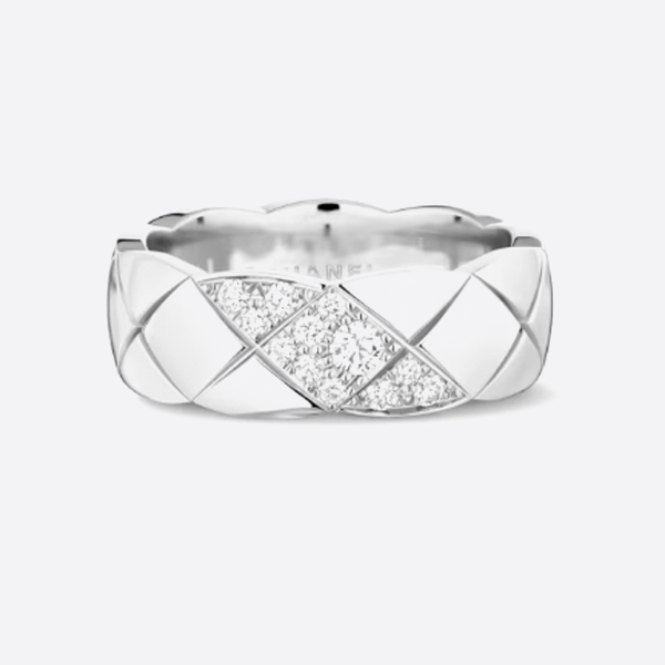 シャネル ココ クラッシュ リング ホワイト J13213