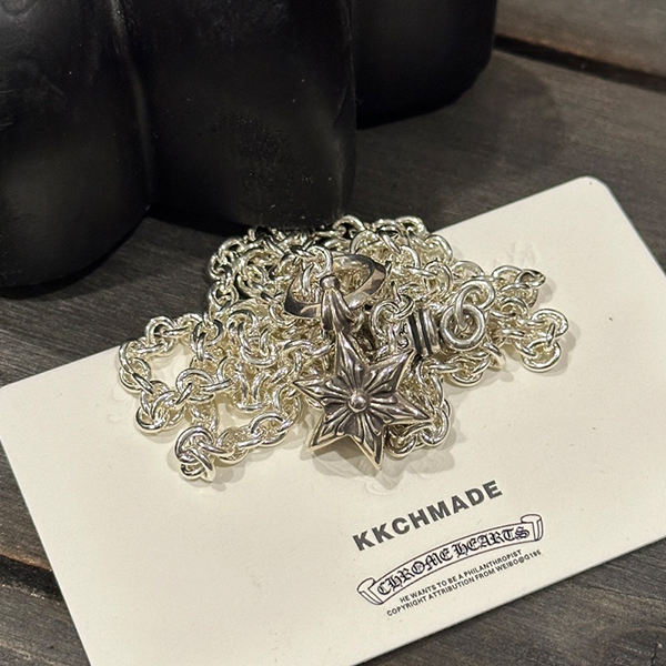 クロームハーツ ヘキサグラムペンダント + ロブスターチェーン