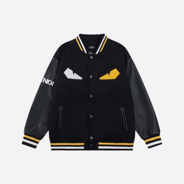 フェンディ モンスターアイズ ベースボールジャケット