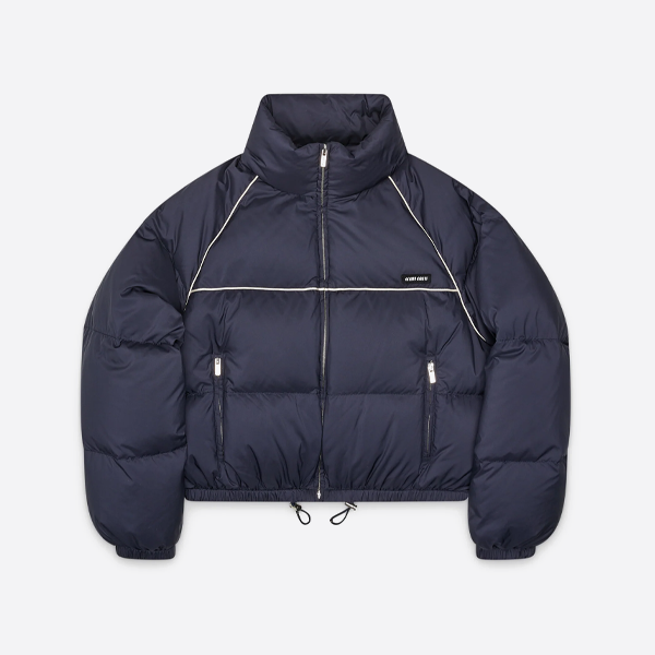 ミュウミュウ ロゴ ダウンジャケット