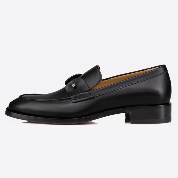 クリスチャン・ルブタンのレッドソールレザーシューズ 1240391BK01