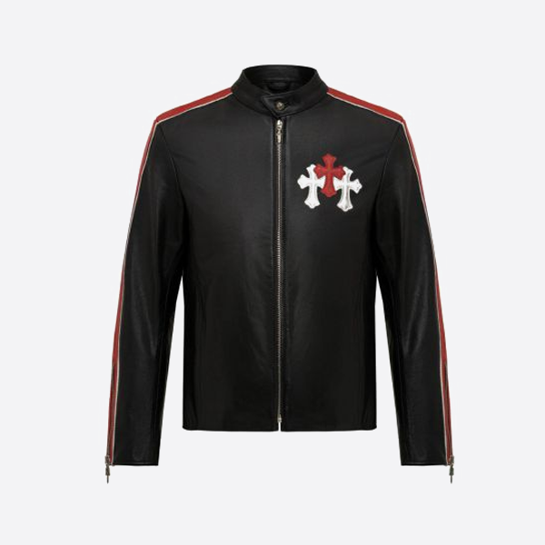 クロームハーツ本革シャツジャケット