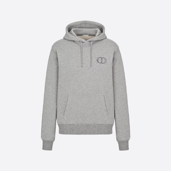 ディオール クラシック 刺繍 CD パーカー、グレー