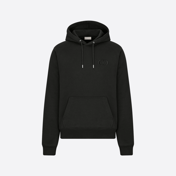 ディオール クラシック エンブロイダリー CD フーディ、ブラック