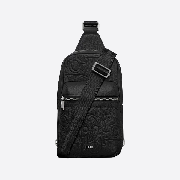 ディオール エンボスレザー メンズ クロスボディバッグ 1ESBO065LLG_H00N