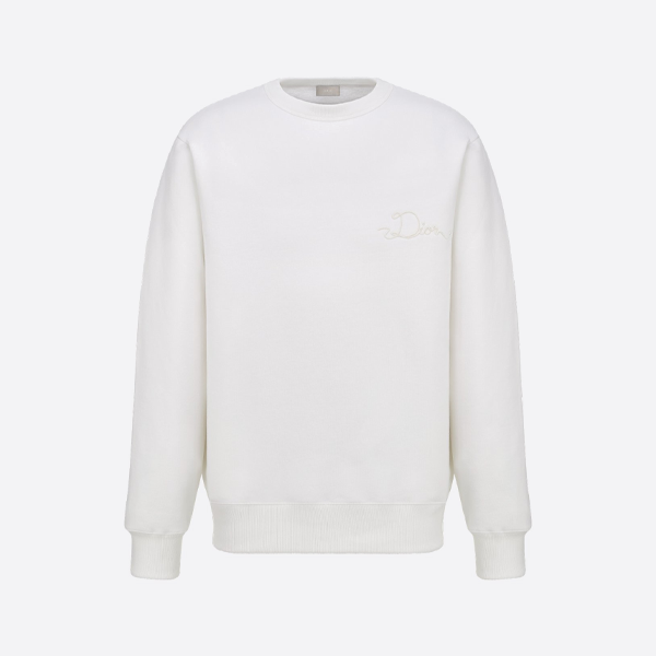 ディオール リボン ロゴ スウェットシャツ