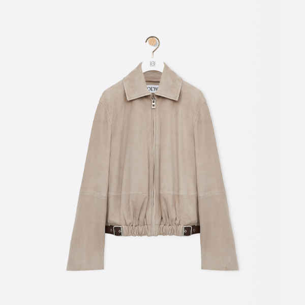 ロエベのスエードジャケット