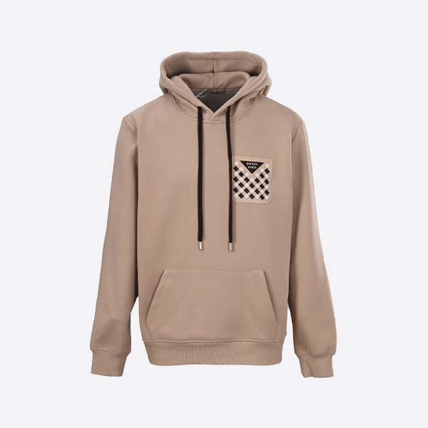 ボッテガ・ヴェネタ 織りポケット付きフーディースウェットシャツ