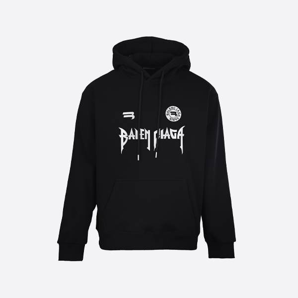 バレンシアガ ゴシックレタリング フーディー（ブラック）