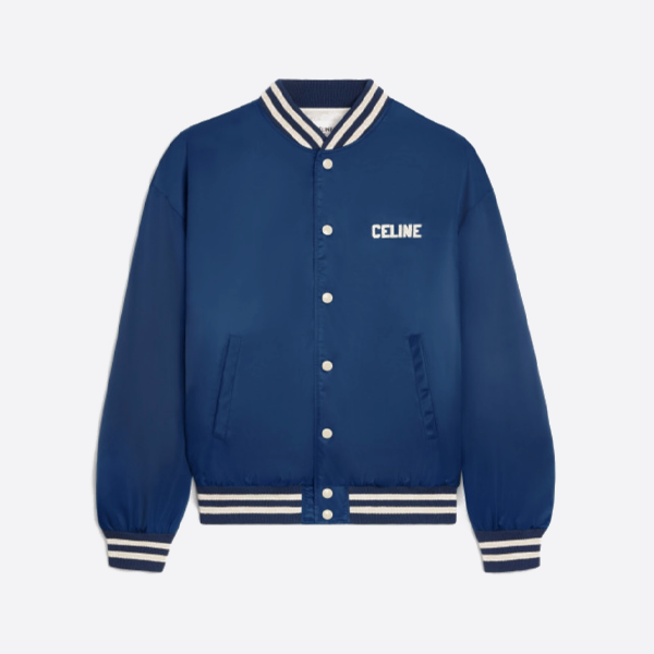 セリーヌ レタード ベースボール ジャケット