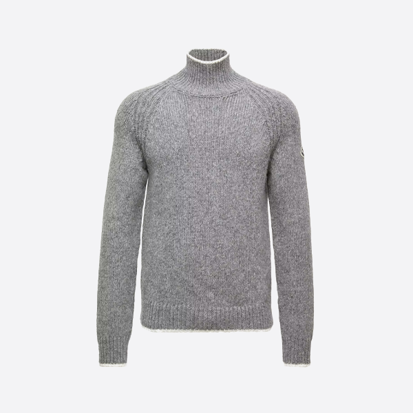 モンクレール ロゴ タートルネック 長袖セーター